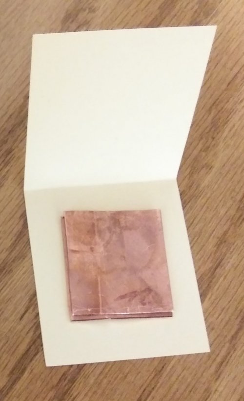 Judy Larson's All About Rolling Mills - What can be used to make impressions on metal?, Tools For Wire Jewelry, Tools, the wrapper was trimmed to fit.
